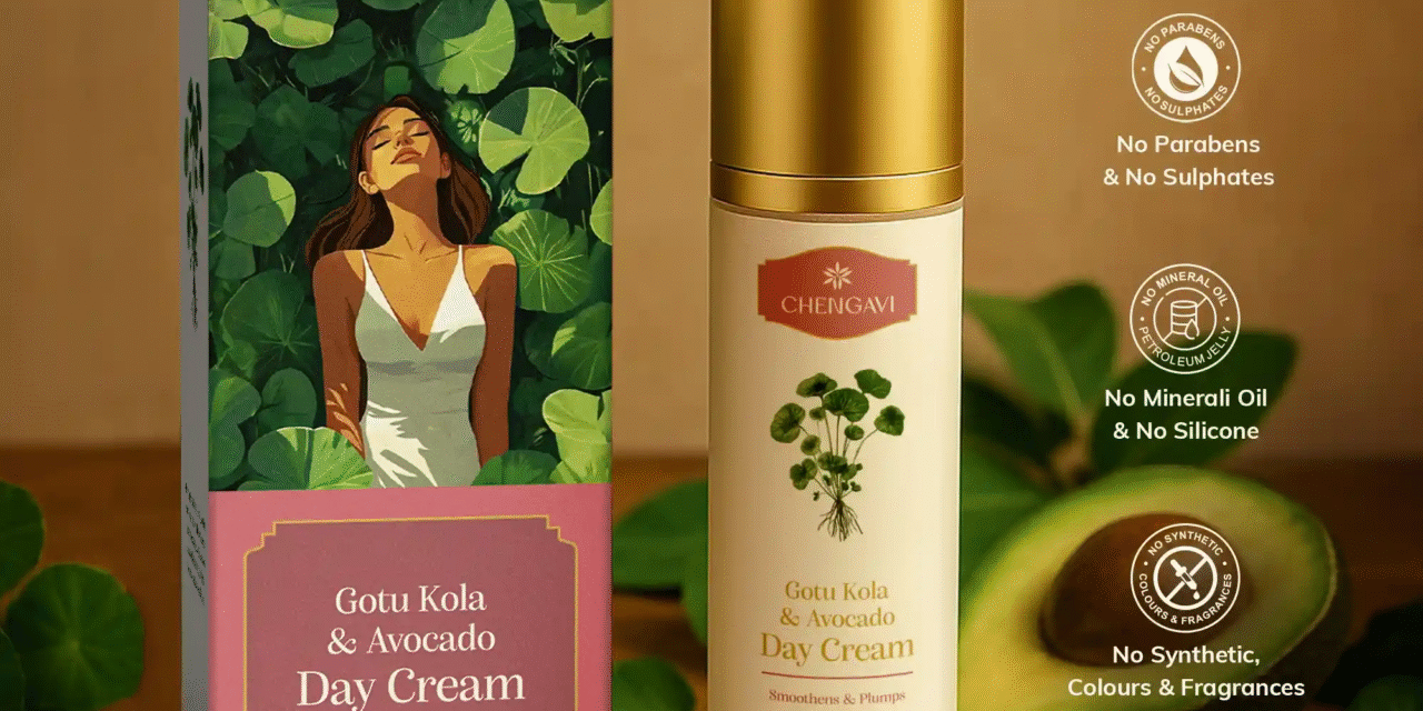 Chengavi Introduces the Gotu Kola & Avocado Day Cream