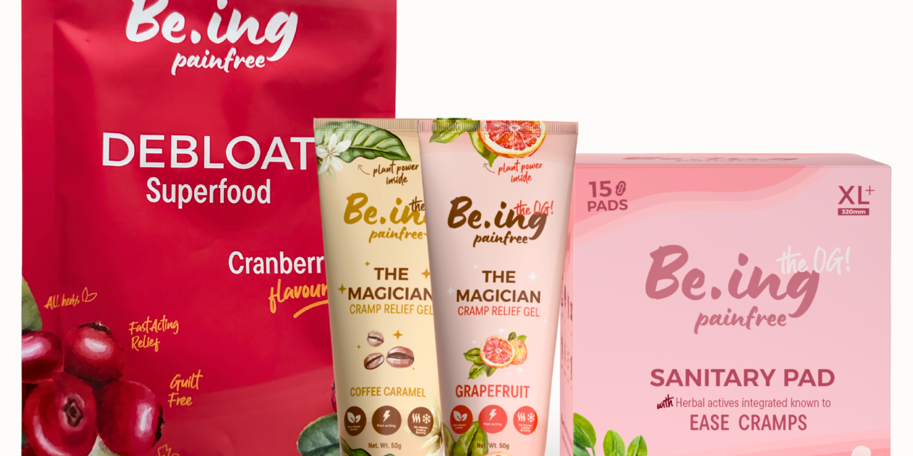 Be.ing painfree – Sanitary Pads with Cramp Relief Technology