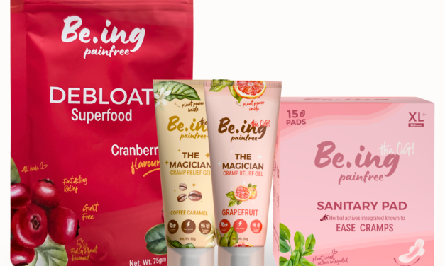 Be.ing painfree – Sanitary Pads with Cramp Relief Technology